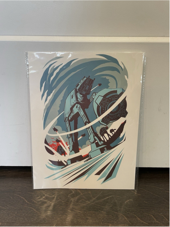 Culturefly Other - Star Wars AT-AT Color Print 8.5 x 11 New Culture Fly